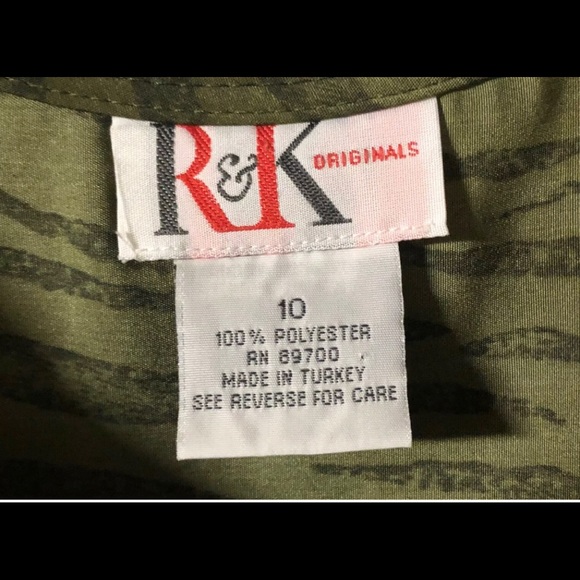 R&K Originals Dress Sz 10 🏝New without Tags Maxi Summer Beach tie waist - Picture 4 of 12